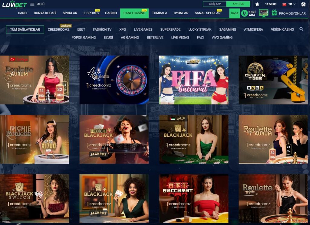 luvibet canlı casino